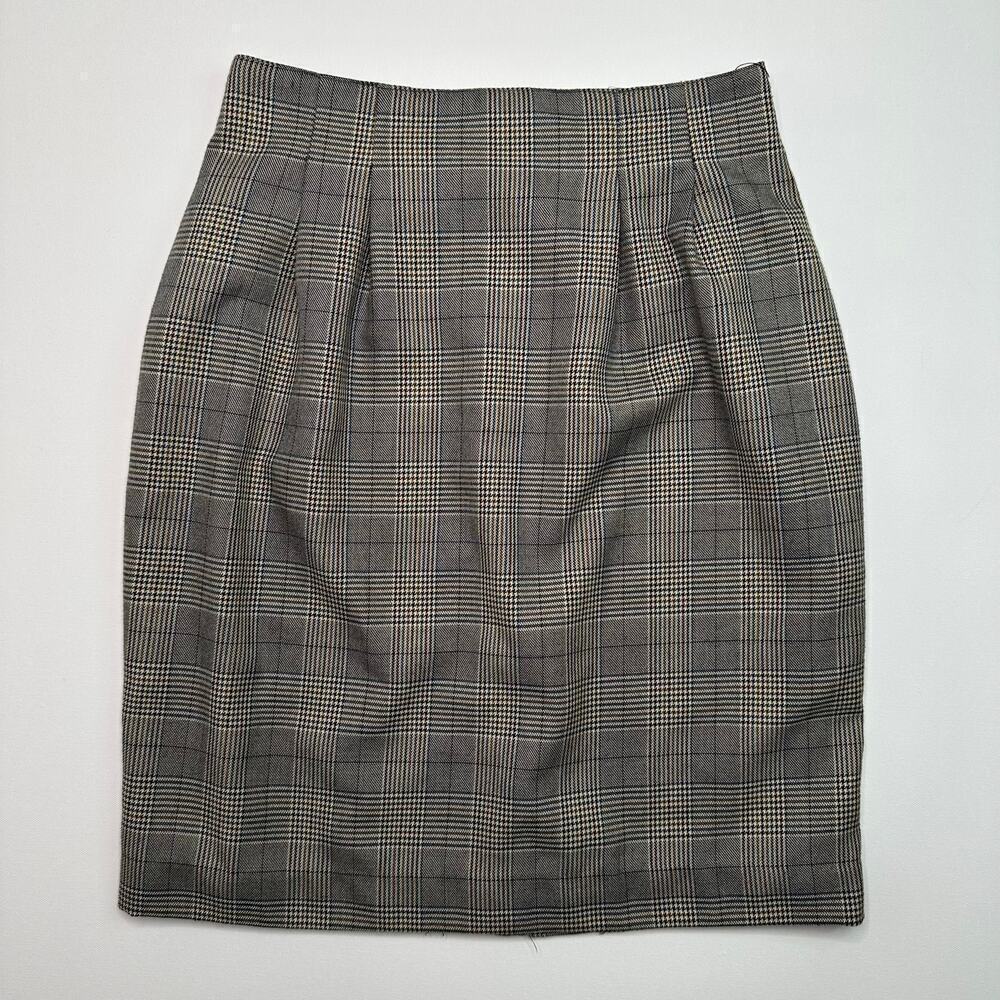 Vintage 1990’s Christy Girl Career Girl Plaid Pencil Skirt